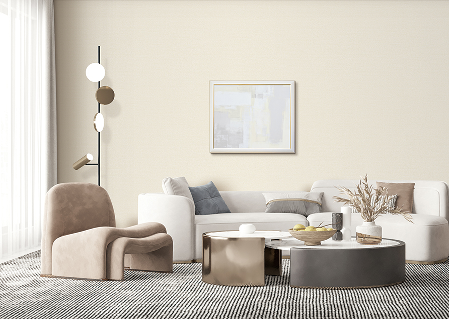 Interior Living Room Wall Mockup - 3d Rendering, 3d Illustration