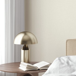 Mock-up poster frame close up in bedroom, Scandinavian style, 3d render