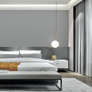 3d render. Modern bedroom interior.